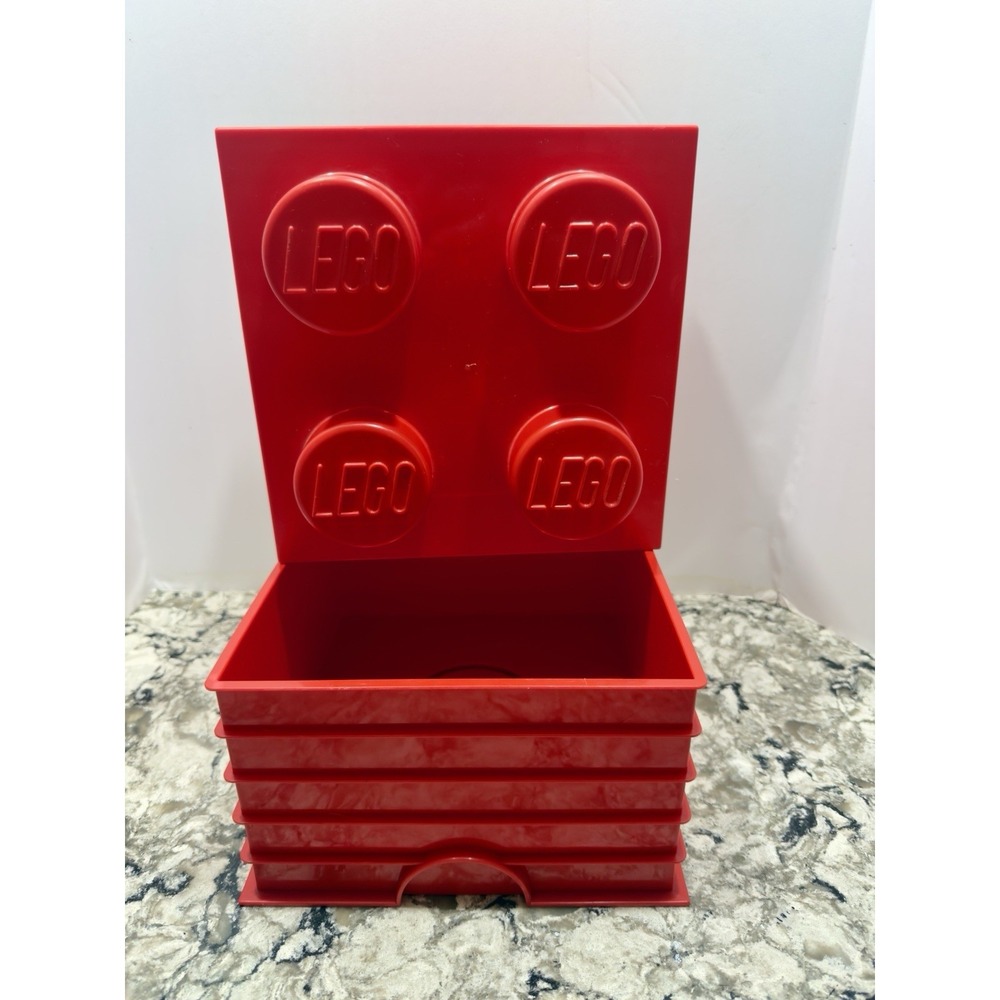 LEGO Stackable Storage Brick Red - Picture 9 of 9
